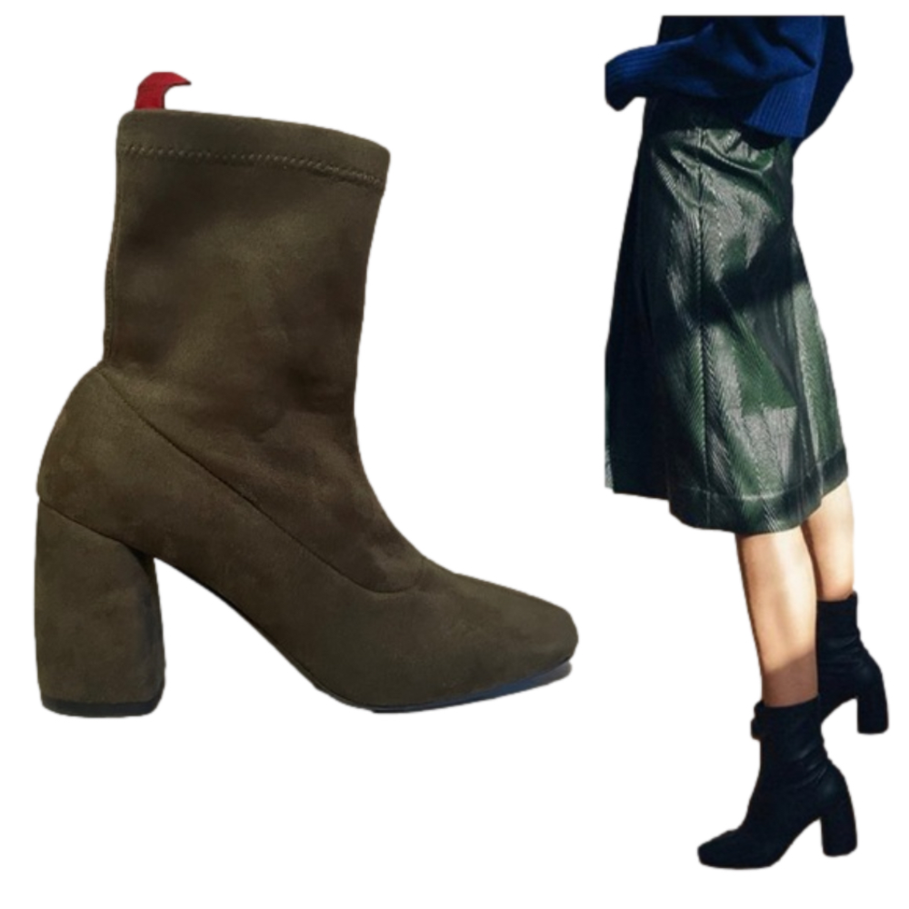 Daniella Shevel BellaMia Suede Pull on Boots
